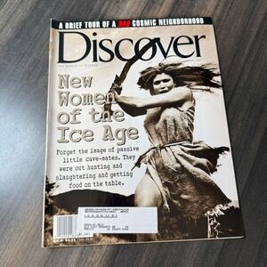 Discover Magazine April 1998 New Women of the Ice‎ Age Science Edition
